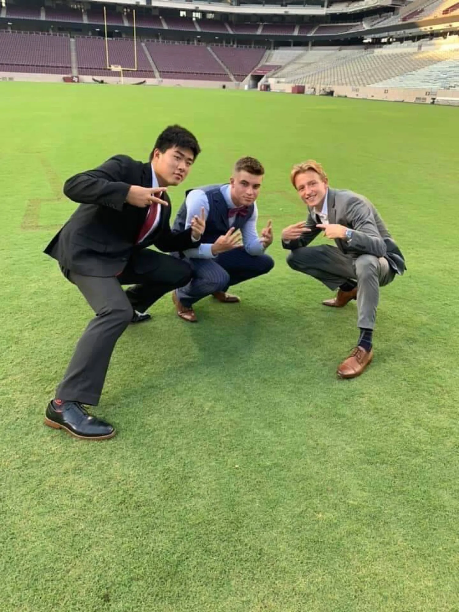 Student at homecoming dance