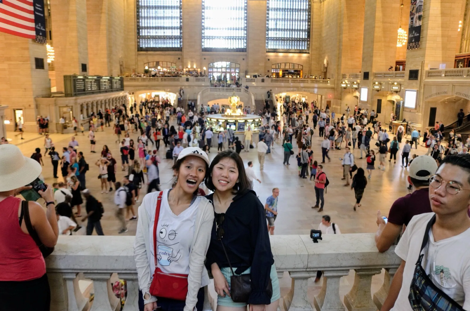 Students at Grand Central Station NYC