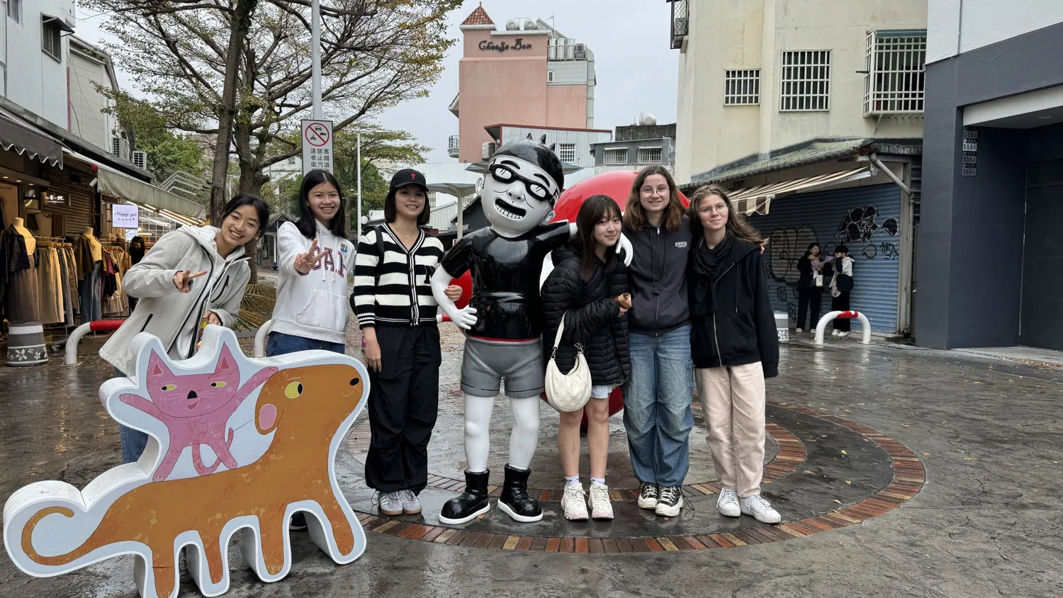 交換學生與接待家庭歡度節慶